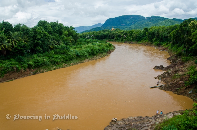The river flowing around Luang Prabang